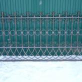 Кованный забор (холодная ковка)