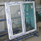 Пластиковое окно 121х116 см (1 створка)