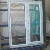 Пластиковое окно 107х134 см с правой створкой